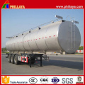 3axles Fuel Tank Transport Semi Trailer Oil Stainless Steel Tanker with Volume 30-60cbm